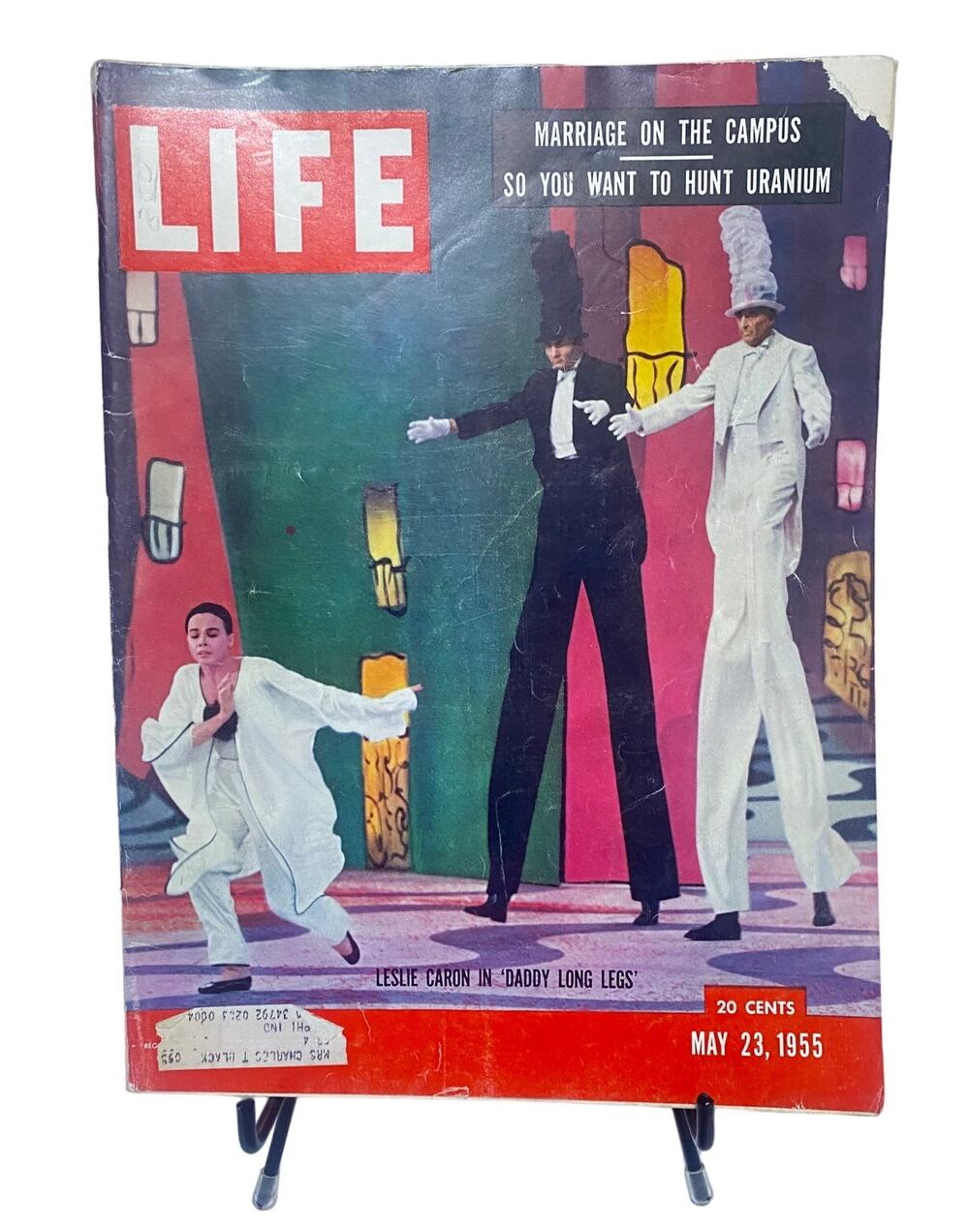 LIFE Magazine May 23 1955 Leslie Caron in Daddy Long Legs Cover